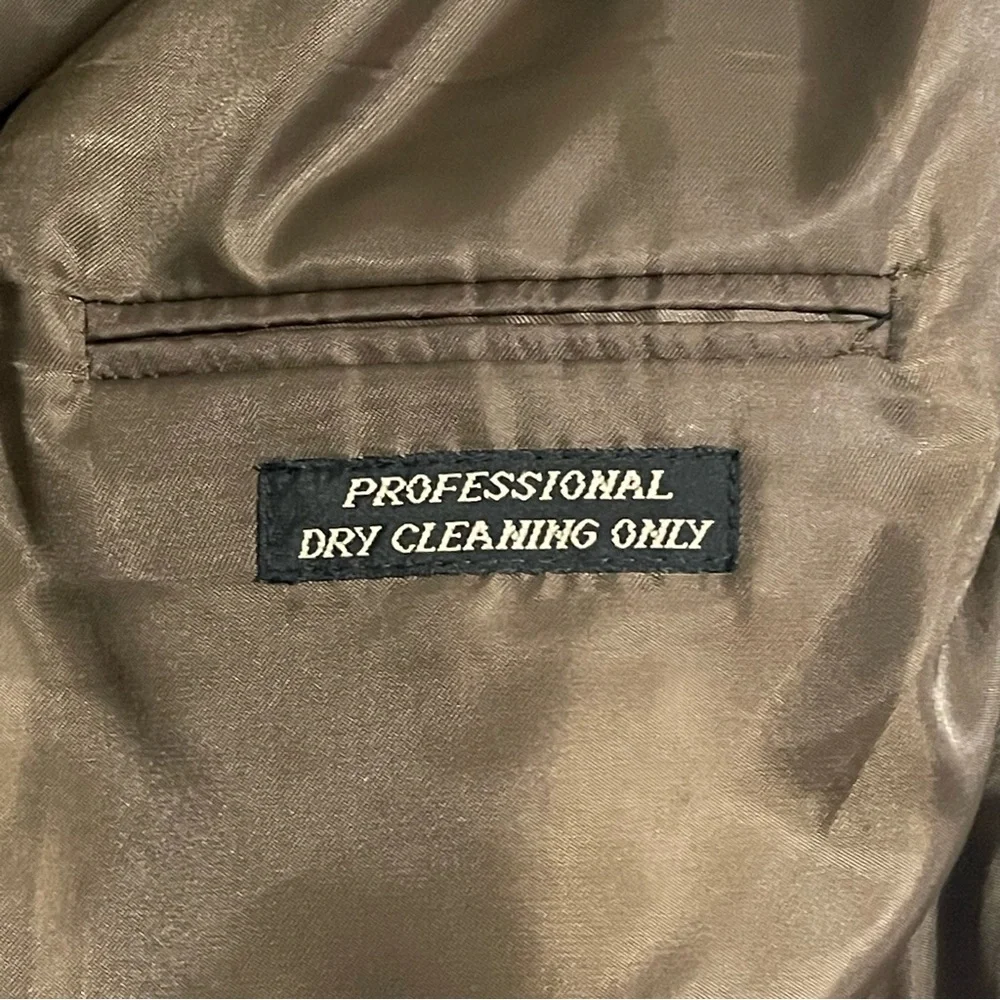 Mappelli De Milano Men 44L Brown Silk Wool Blazer Sport Coat Heavyweight‎ Casual